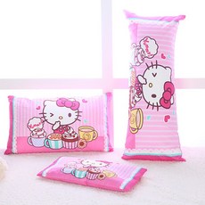 헬로키티 귀여운 숙면 캐릭터 베개 바리스타 3종 중 택1 [솜포함], 핑크(바리스타)