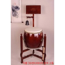 난타북 공연 타악기 대만 소가죽 큰북 삼각대, 39cm 두꺼움, 1개
