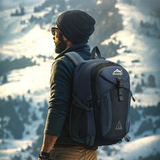 배낭여행백팩 아웃도어 등산가방 스포츠백팩 40L, 레드