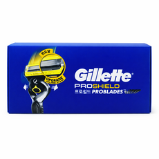 질레트 프로쉴드 옐로우 매뉴얼 면도날, 12개입, 1개