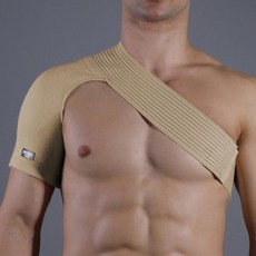 어깨 보호대 탈골 쇄골 고정 지지 압박 밴드 숄더 랩, 1개