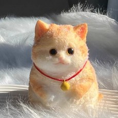 말랑이 고양이 슬라임 뚱냥이 발바닥 주물럭 찐득이, 오렌지 고양이 대형850g