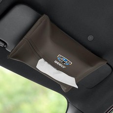 써니글로벌 차량용휴지케이스 휴대용 화장지걸이, 1개, [지린] 브라운