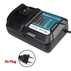 호환마키타 10.8V 12V DC10WD BL1021B LED 라이트 충전기용 고속 리튬 배터리 신제품, 03 EU PLug