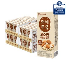 연세두유 고단백 아몬드 & 잣 두유, 190ml, 96개