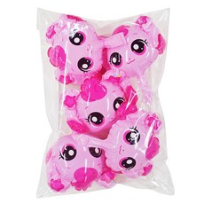 캐치티니핑 하츄핑 포실핑 말랑핑 산리오 쿠루미 시나모롤 주먹사이즈 미니 풍선 졸업식 어린이집 학예회 발표회 재롱잔치 특이한, 5개, 하츄핑(핑크)