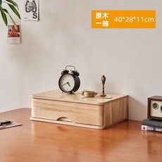 빈티지 나무 서랍장 책상위 사 원목 보관함 미니 캐비닛 월넛, 1개, 4_원목 1층