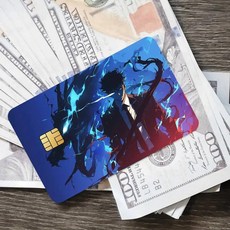 나 혼자만 레벨업 신용카드 스킨스티커 보호필름, 18x13.5CM, z3