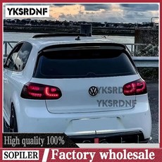 골프 해치백 자동차 리어 루프 스포일러 윙 트렁크 립 캡, 1. Unpainted Primer, 기본