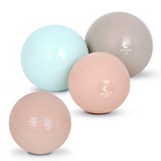 아이워너 소프트 토닝볼 세트(2개입) 홈트레이닝 필라테스 소도구, 문 그레이 1.5Kg 세트