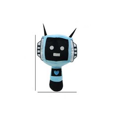 Xcao Sprunki Plush 리듬 박스 인형 놀이 솜털 장난감, 블루 TV 20cm 120g, 1개