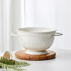 모던하우스 올컬러 스텐 콜랜더 M 22CM 아이보리, 사진참조, 1개