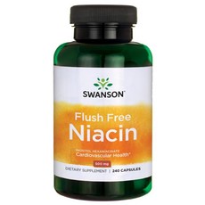 SWANSON 斯旺森 煙鹼酸膠囊 500mg, 1罐, 240顆