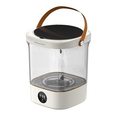 HANQI 12L 家用迷你洗衣機 懶人專用 學生宿舍行動式洗內衣機, 12L流光白, GH99