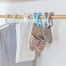 일상나눔 대왕 빨래 집게 그레이+화이트+블루, 6개, 1개