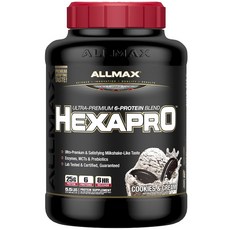 ALLMAX 運動蛋白粉 草莓奶昔味, 餅乾和奶油, 1個, 2.5 公斤