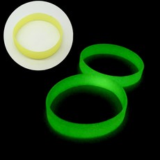 행사 콘서트 야광팔찌 실리콘 손목밴드 옐로우 형광