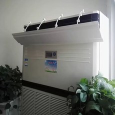 스탠드 에어컨 바람막이 바이저 위드 가이드 길이93cm폭20cm 풍향, E. 10 마력 캐비닛 윈드 실드 플레이트 길, A. 캐비닛 에어 길이 93 너비 0cm