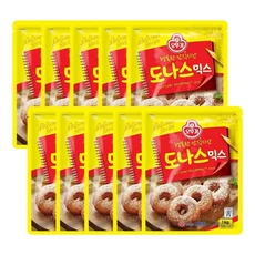 도나스 믹스 1KG 10개 도넛 가루 만들기 베이킹 분말 간편 재료 파우더 베이킹용 빵만들기 아이들용 간식, 1개