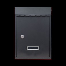 벽걸이 비밀번호 우체통 사서함 열쇠 잠금 방수 우편함 건의함, CMB2433 블랙열쇠21.5x30.5x6.5