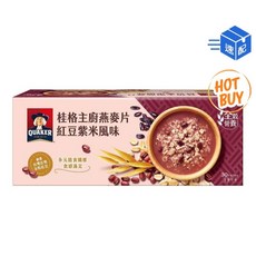 桂格 紅豆紫米風味 燕麥片 30包, 1個