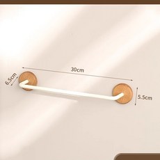 胡桃木免打孔瀝水置物架 浴室拖鞋收納架, 櫸木拖鞋架-30cm, 1個