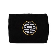 VICTOR勝利 VICTOR x《七龍珠Z》聯名護腕 C-2103DBZ/C-2104DBZ，運動護腕，吸濕排汗，手腕保護, 1個, 黑/橘
