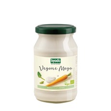 【德國Byodo】全素美乃滋250mL 歐盟生機認證 無蛋奶與防腐劑 低脂清爽 不含麩質 脂肪比例減半(僅50%) 美奶滋 純素沙拉醬, 1個, 美乃滋250ml 2027/6/27, 260g