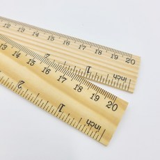 20cm 8인치 인치겸용 가벼운 나무자, 1개