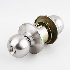 방문 손잡이 스텐 원통형 침실 원형 문손잡이, 동전키