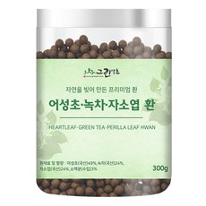 그린약초 어성초자소엽 녹차 환, 300g, 1개