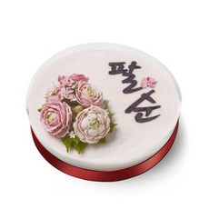[떡보의하루 본사] 떡케이크 앙금백설기케익(팔순) 전국150여개 매장 직접배달, 2.3kg, 1개