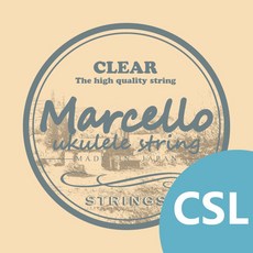 Marcello 烏克麗麗弦 CSL 透明 100% 氟碳纖維 適用於 21 吋xyplot 琴, 1個