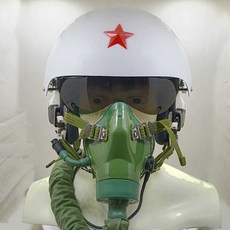 전투기헬멧 서바이벌 헬멧 조종사 코스튬 코스프레 소품, 1개, 화이트 (구멍 포함)