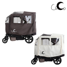 코코자네 웨건 전용 방풍커버 바람막이 다용도 커버, 1개, 코코자네 웨건 방풍커버(크림베이지)
