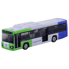 TOMICA 超長型小汽車 NO.129 ISUZU ERGA大阪巴士, 1個, 綠色、白色、藍色