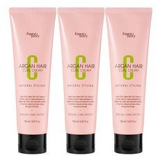 포레스트스토리 아르간 헤어 컬 크림, 3개, 150ml