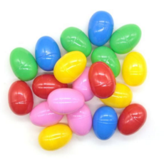 플라스틱 계란 중형 달걀 다채로운 조립식 계란 선물용 교육용 꾸미기 장난감 장식용 부활절 만들기