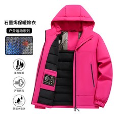 戶外露營加厚保暖棉服 - 男女款寬鬆情侶外套 - 冬季滑雪短款運動棉大衣