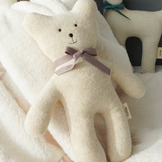 돗투돗x마롤로뜨 아기 애착인형 장난감 봉재인형, 애착인형_테디(베이지), 1개