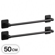 투데이리빙 1+1 부착식 대형 슬리퍼 거치대 욕실 거실 실내 실내화 정리 걸이 무타공 실내용 정리대, 2개, R98341B(블랙