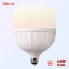 비츠온 LED T벌브 E26 50W, 전구색, 2개