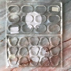 《糖軒町》三箭牌 加厚達克瓦滋模具(熊頭/橢圓) 蛋白餅模具 烘焙模具, 1個, 貓咪