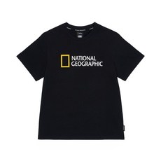 내셔널지오그래 NATIONAL GEOGRAPHIC KIDS K262UTS901 빅로고 반팔 티셔츠 CARBON BLACK 454813