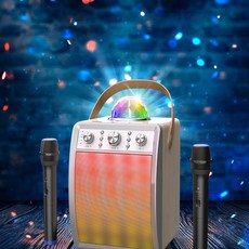 엠지텍 락클래식 디스코 블루투스 스피커, 혼합색상