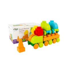 UNIPLAY抗菌軟積木交通系列道路救援車組，柔軟安全，激發想像力, 1個, Multicolor