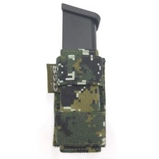 85D 陸軍數位 KYWI 單連 9mm 快拔彈夾袋 MOLLE 相容 K.T.Tactical鎧德戶外, 陸軍數位迷彩, 1個