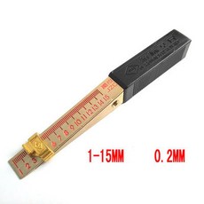 테이퍼 게이지 삽입 웨지 용접 필러 15mm 10mm 6mm 4mm, 1 15 0 2mm