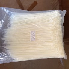 3.6*250mm 尼龍束帶 1000條 台灣製造, 白色,3.6*250mm, 1個