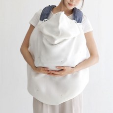 와이엠마마 다용도 아기띠 올인원 유모차 여름 인견 후드 블랭킷, 플라워(트리플인견) 플라워(트리플인견)